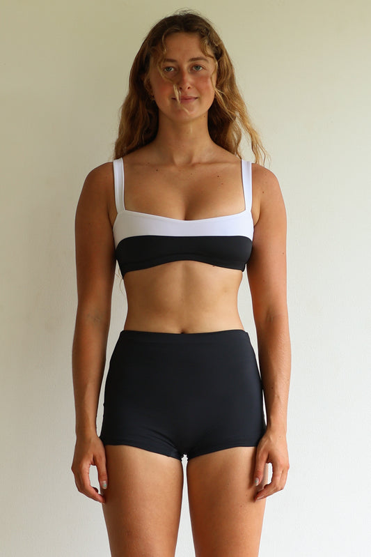 Maya colorblock top in grafene